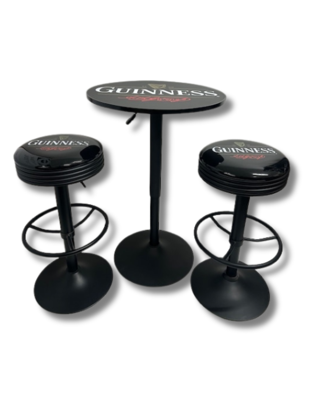 Guinness Table & Bar Stool Set