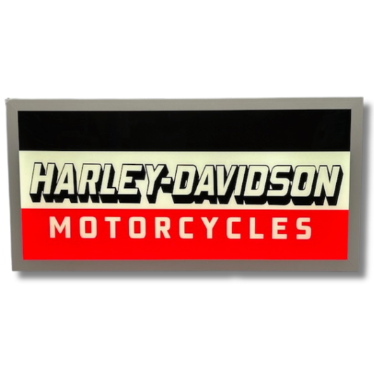 Harley Motorcycles Light up Sign 600 x 300MM