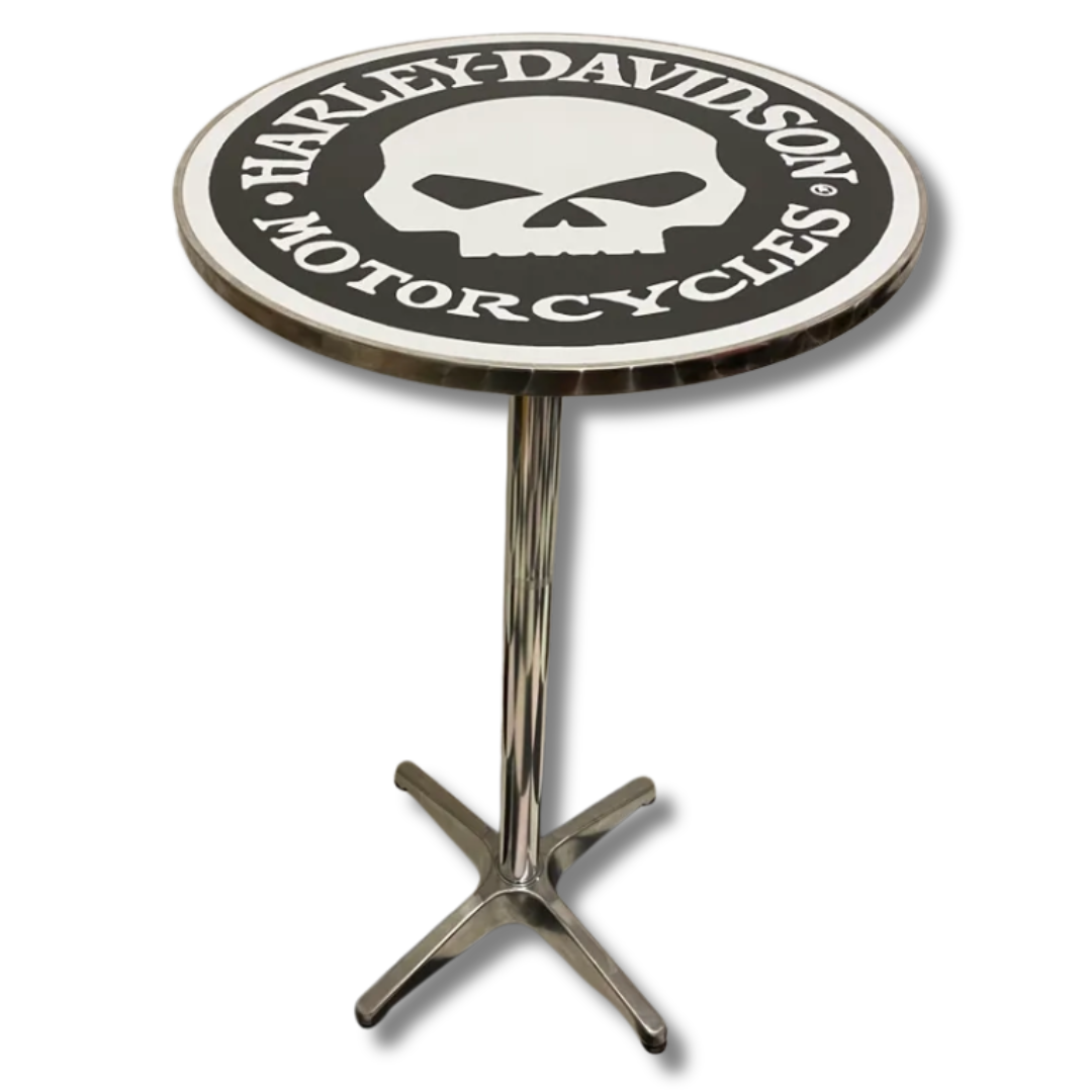 Harley Davidson Skull Bar Table