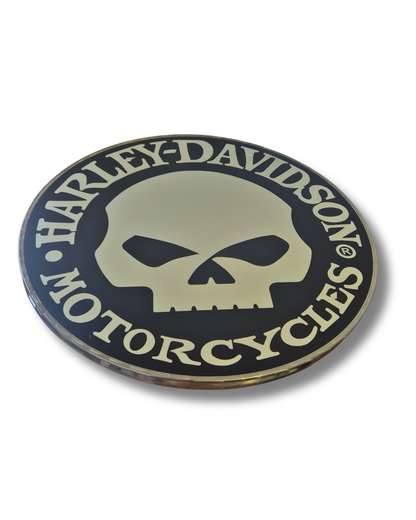Harley Davidson Skull Bar Table & Stool Set