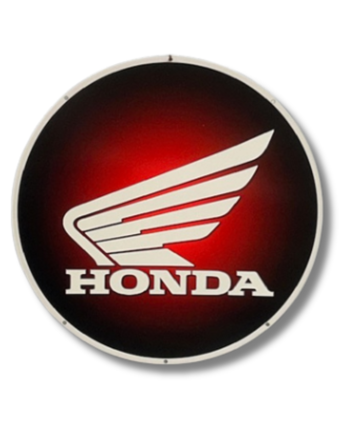 Honda Single Sided Retro Sign Round