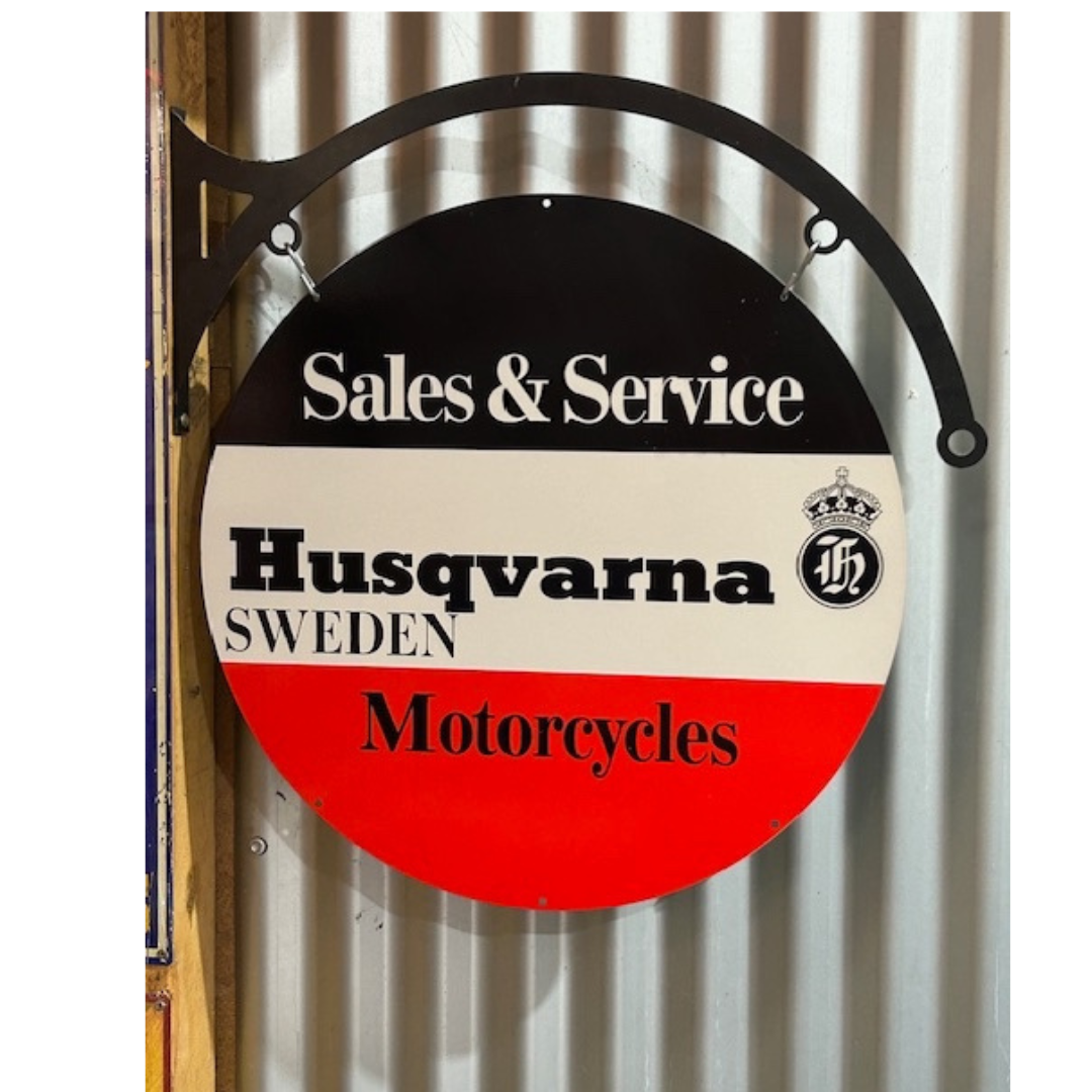 Husky Sales Sign Round Double Sided