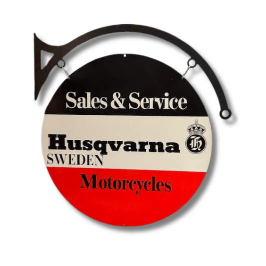 Husky Sales Sign Round Double Sided
