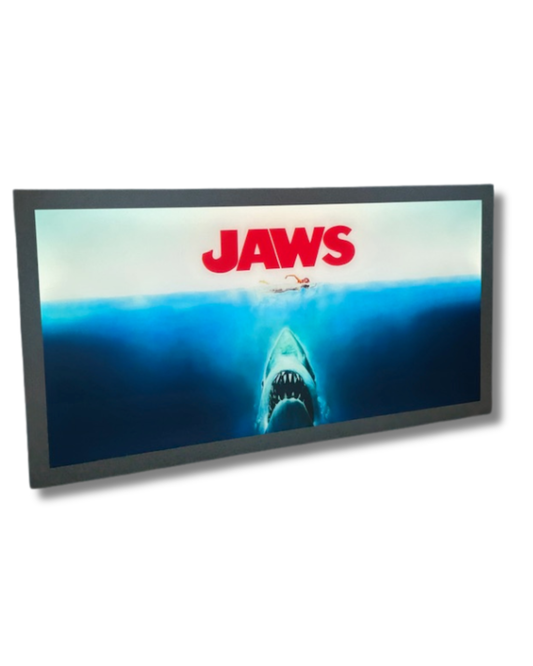 Jaws Light up Sign 600 x 300MM
