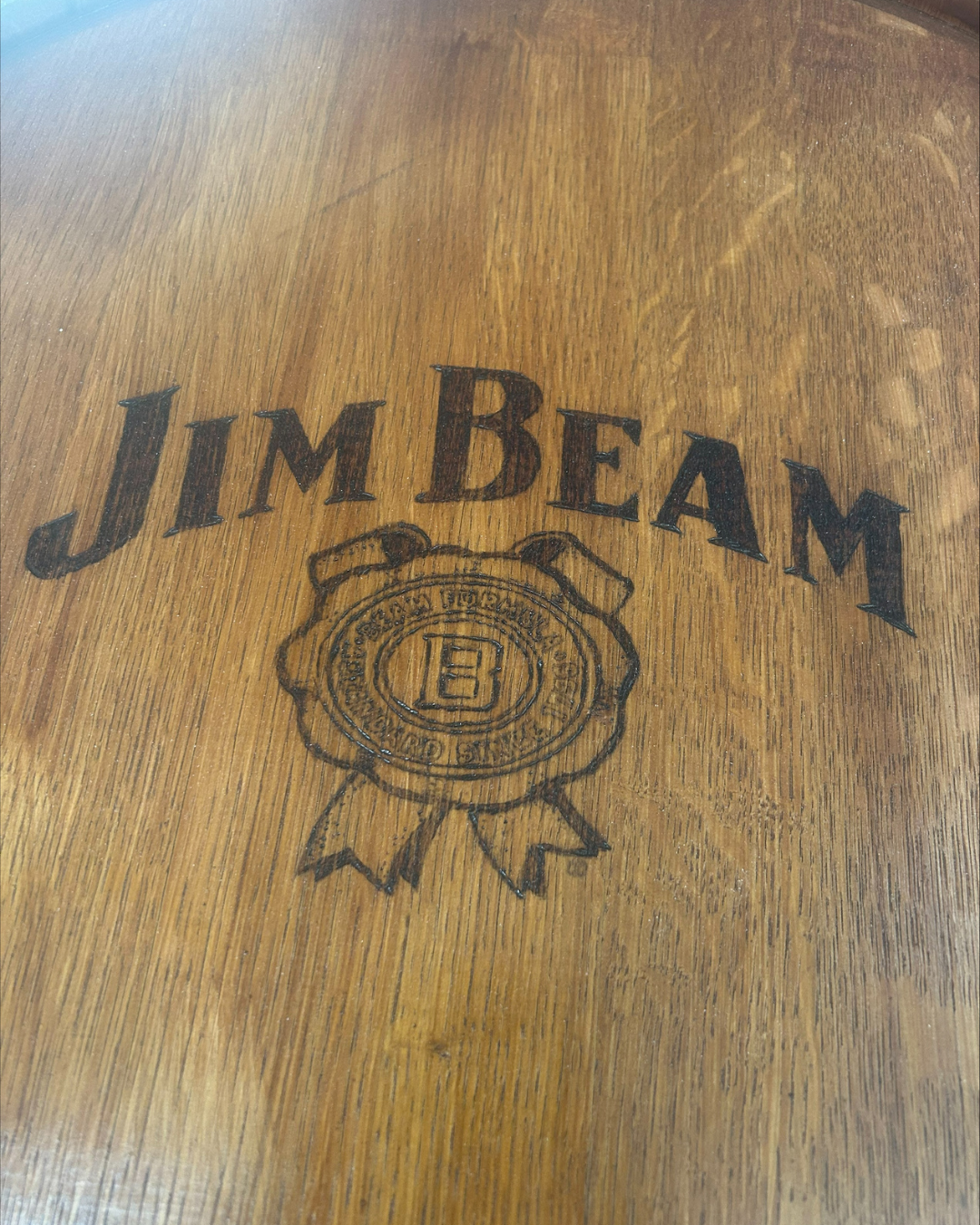 Jim Beam Wine Barrel Table
