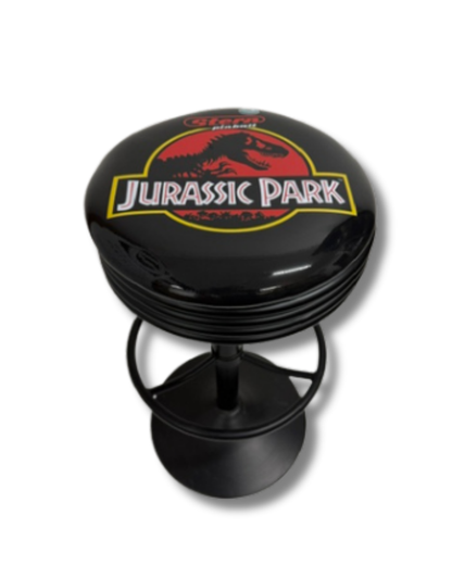 Jurassic Park Retro Bar Stool BLk