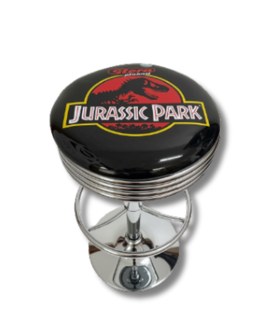 Jurassic Park Retro Bar Stool Chrome
