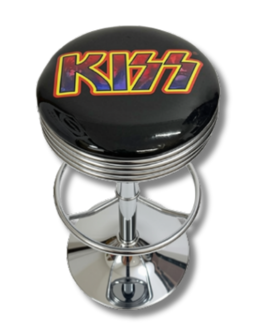 Kiss Retro Bar Stool Chrome