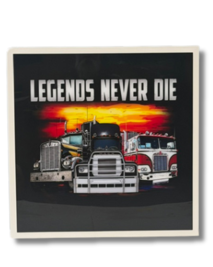 Legends Never Die Light up Sign 600 x 600MM
