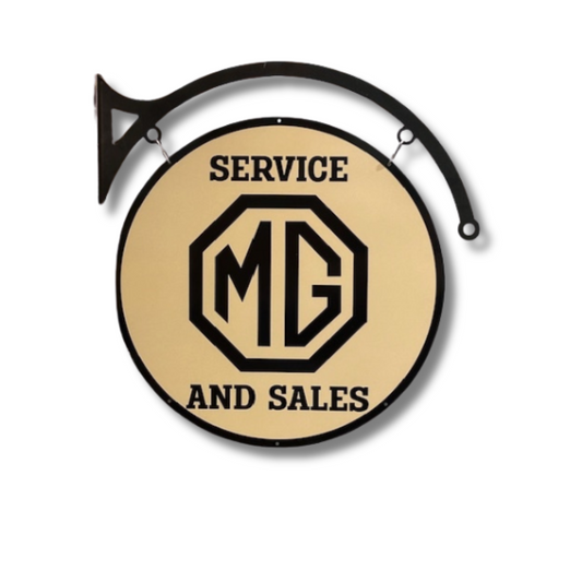 MG Service Sign Round Double Sided