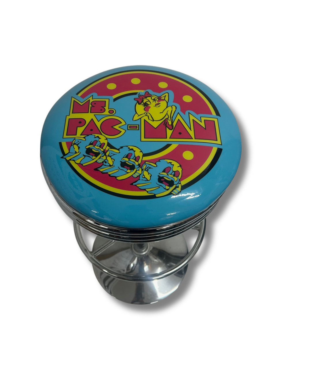Ms Pac Man Retro Bar Stool