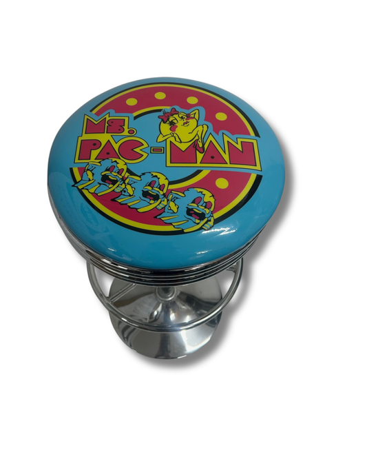 Ms Pac Man Retro Bar Stool