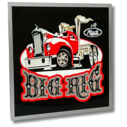 Mack Big Rig Light Up Sign 600 x 600MM