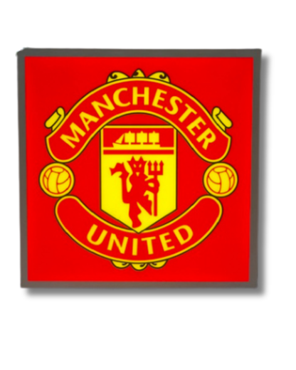 Manchester United Light up Sign 600 x 600MM