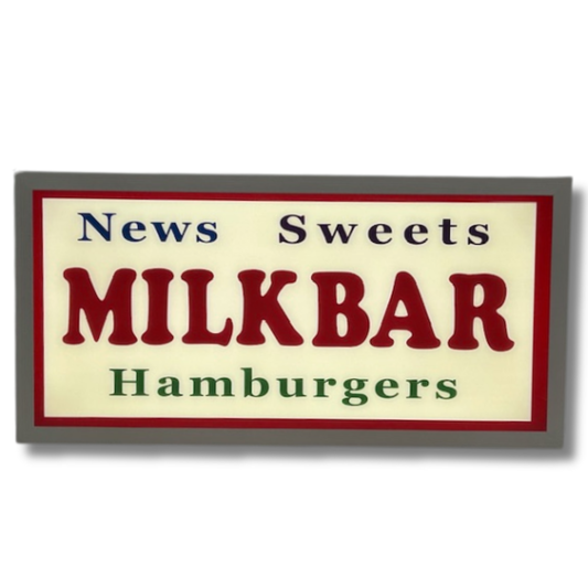 Milkbar Light up Sign 600 x 300MM