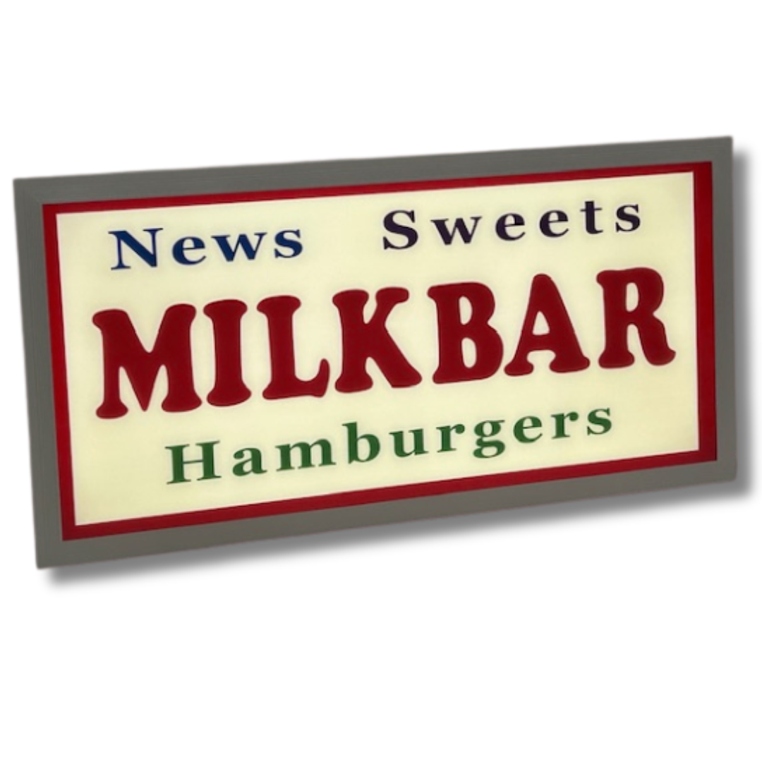 Milkbar Light up Sign 600 x 300MM