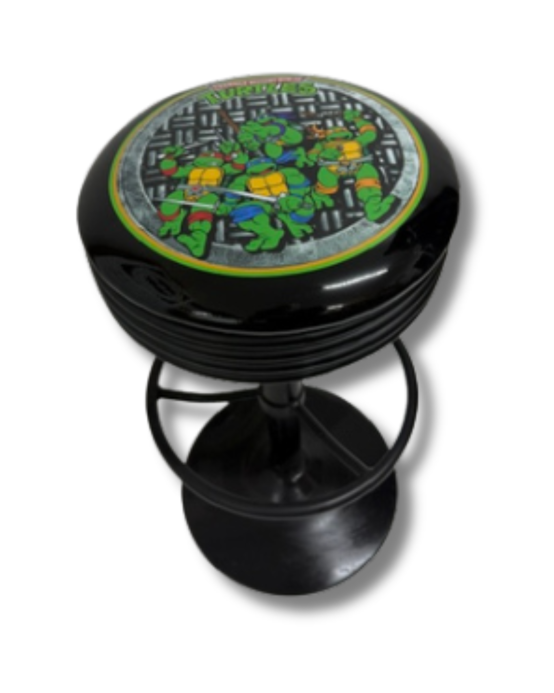 Ninja Turtles Retro Bar Stool Black