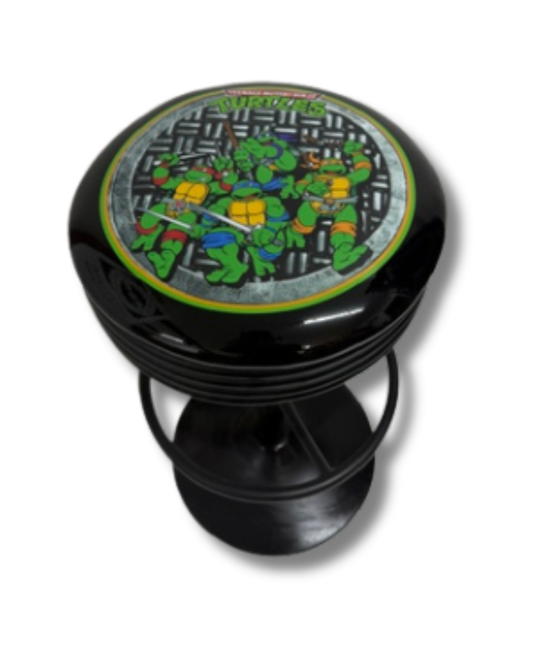 Ninja Turtles Retro Bar Stool Black