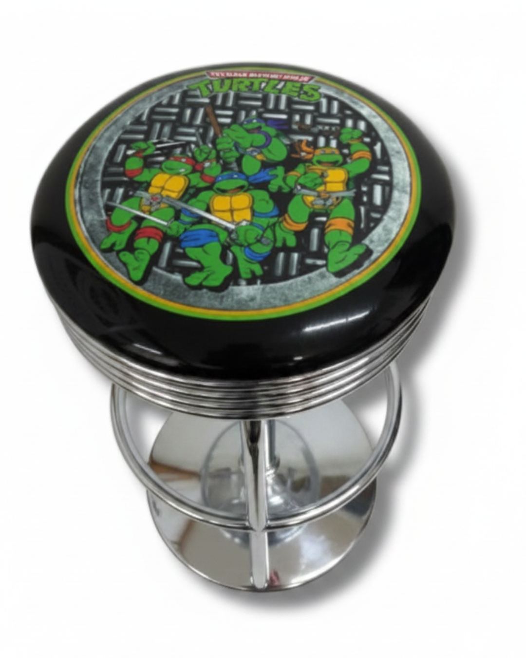 Ninja Turtles Retro Bar Stool Chrome