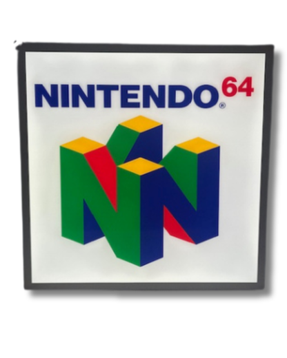 Nintendo 64 Light Up Sign 600 x 600MM