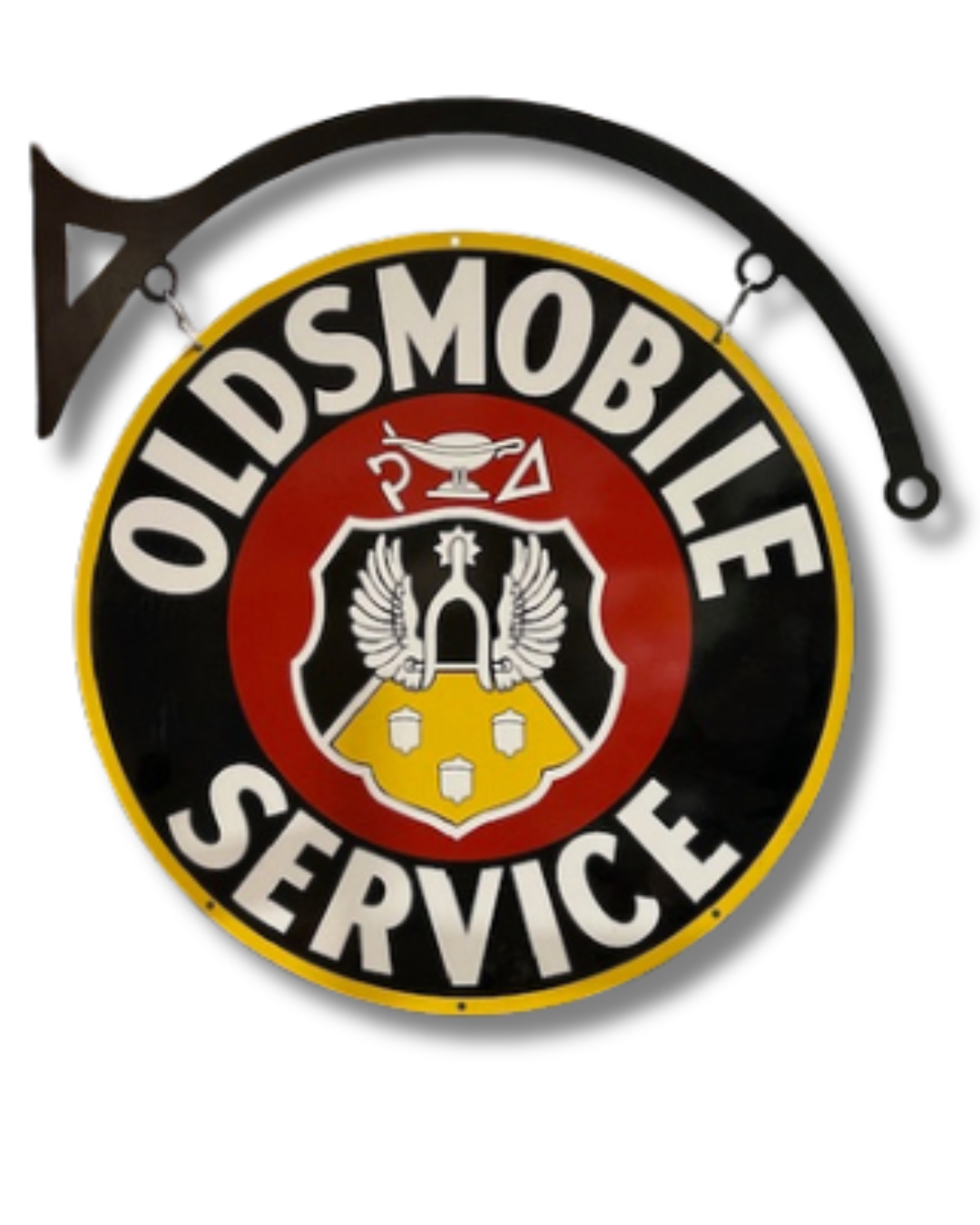 Oldsmobile Retro Sign Round Double Sided