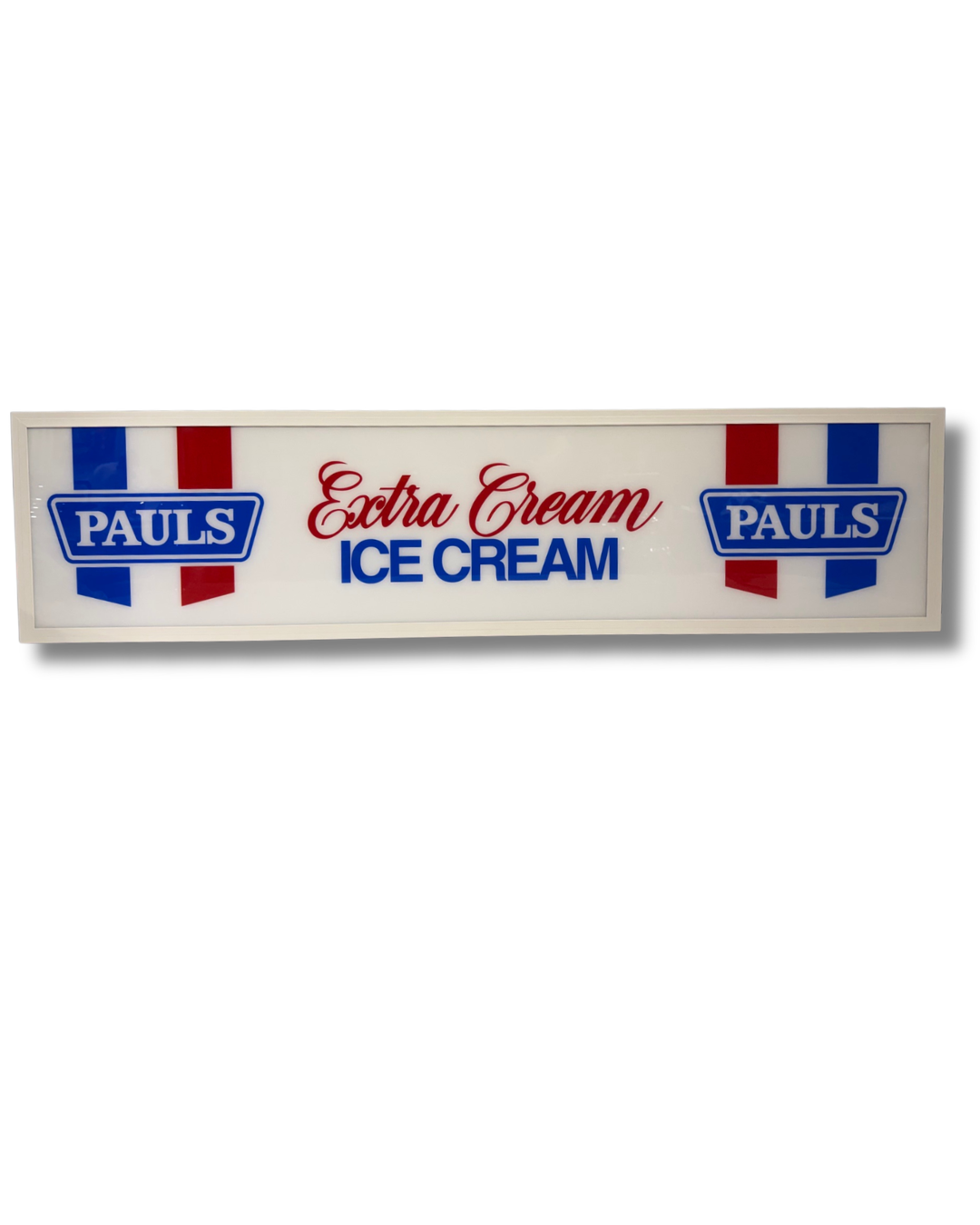 Pauls Ice cream Light up Sign 1200MM