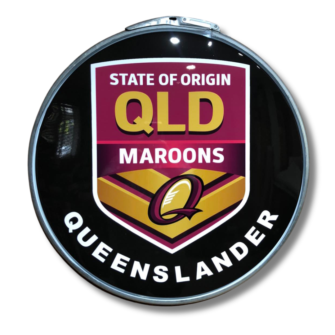 Maroons Drum Lid Sign | The Dens