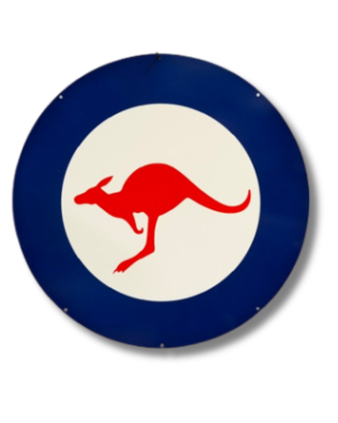 RAAF Single Sided Retro Sign Round