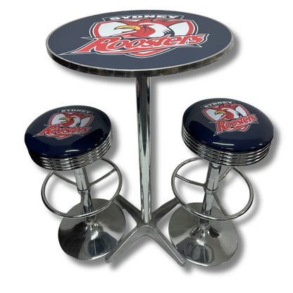 Sydney Roosters Bar Table & Stool Set