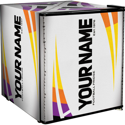 Rugby Ball Mini Bar Fridge - Add Your Name 46 LT - The Dens