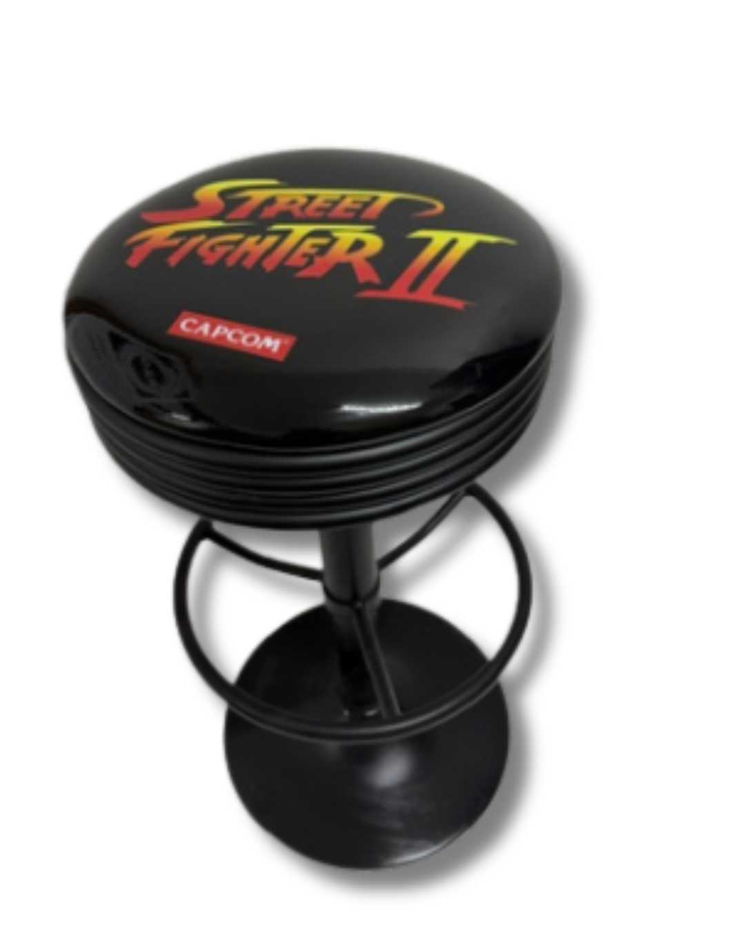 Street Fighter Retro Bar Stool Black