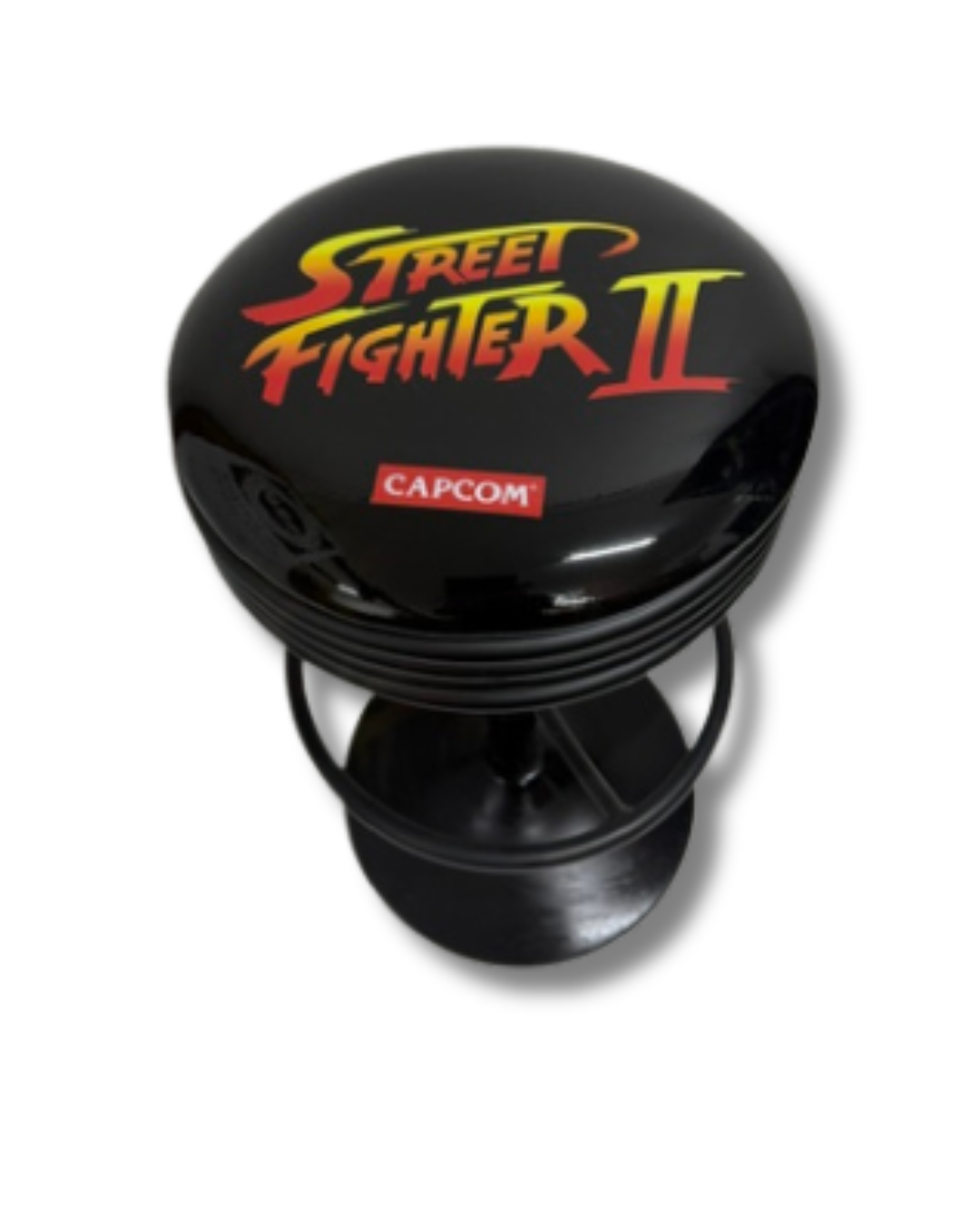 Street Fighter Retro Bar Stool Black