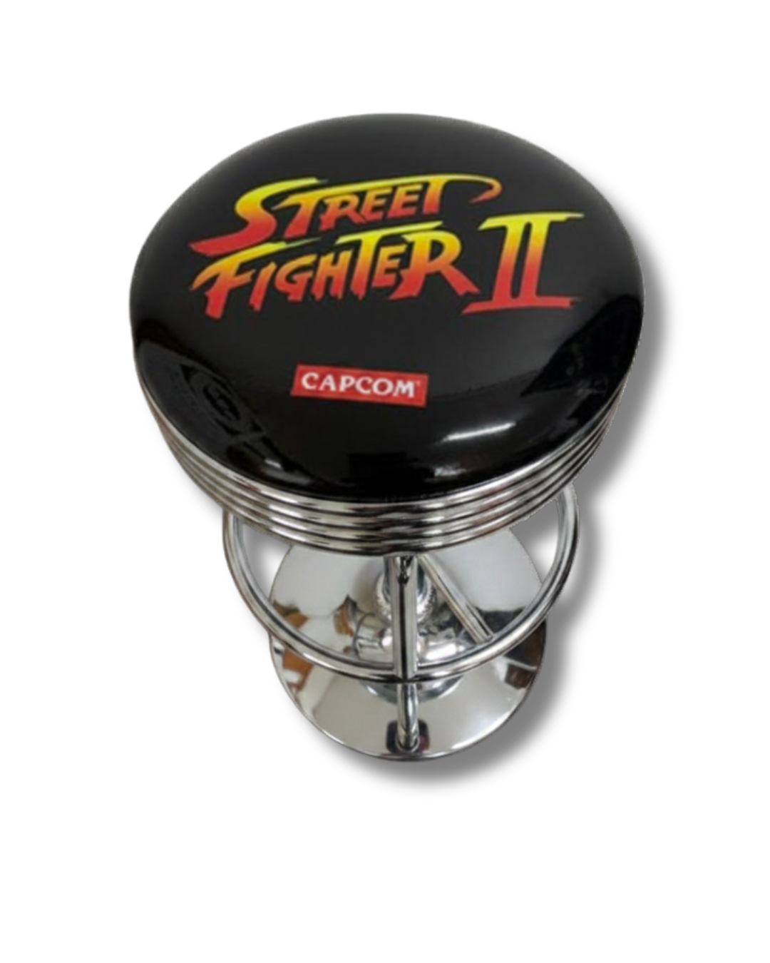 Street Fighter Retro Bar Stool Chrome