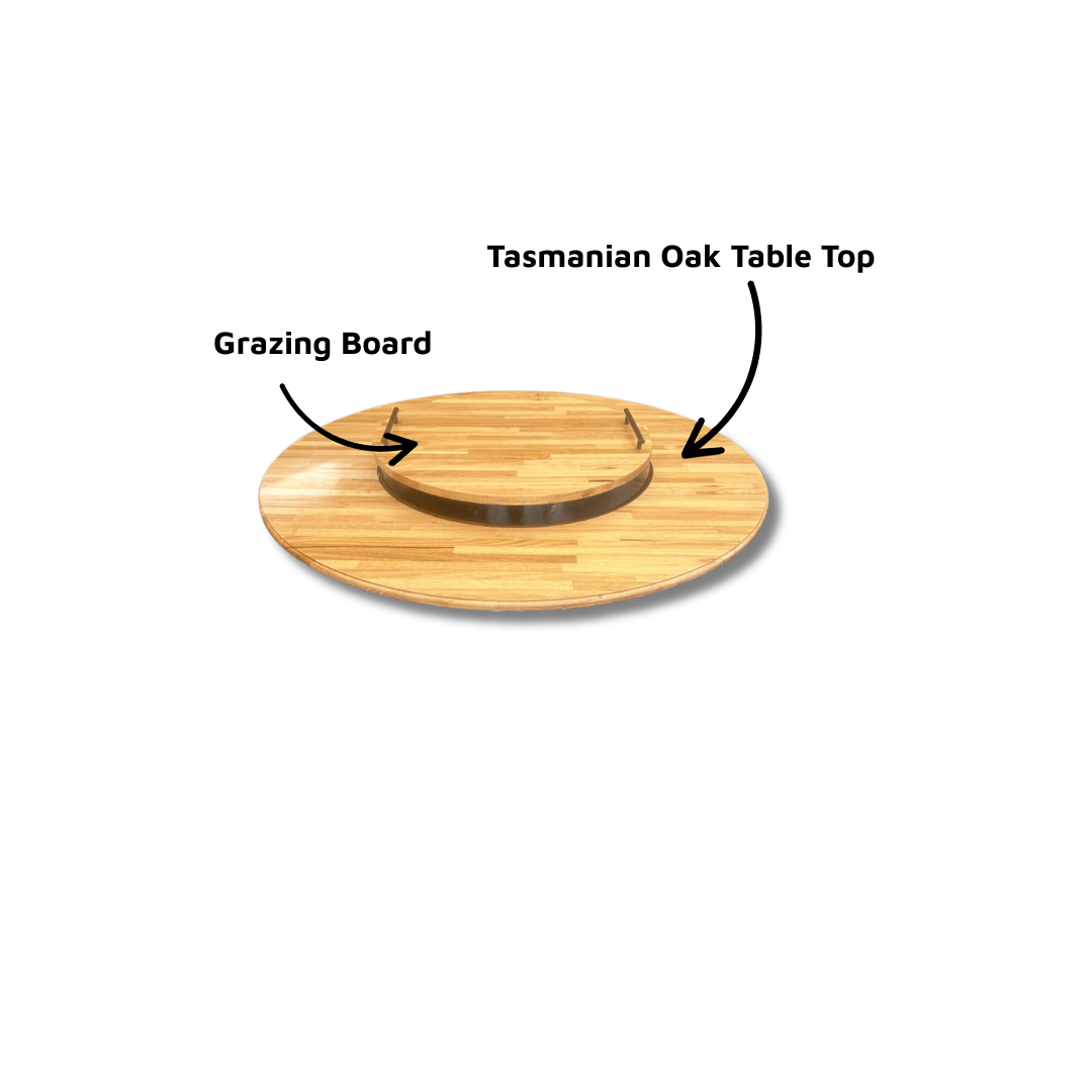 Tasmanian Oak Wine Barrel Table & Stool Set