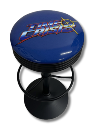 Time Crisis Retro Bar Stool BLK