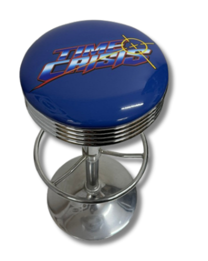 Time Crisis Retro Bar Stool Chrome