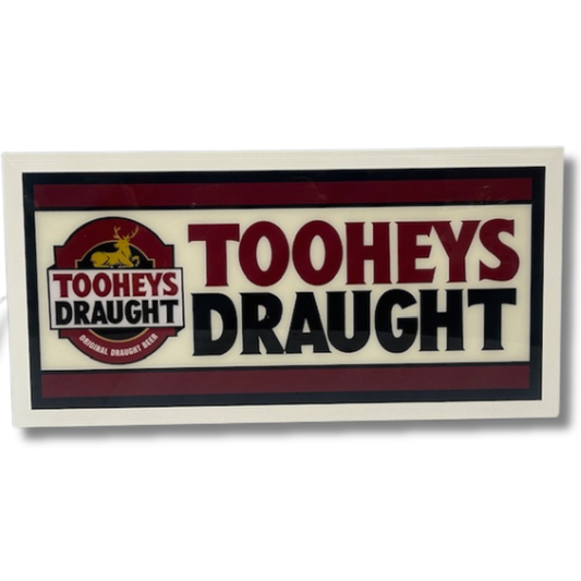 Tooheys Draught Light up Sign 600 x 300MM