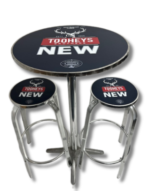 Tooheys New Exterior Bar Stool & Table Set