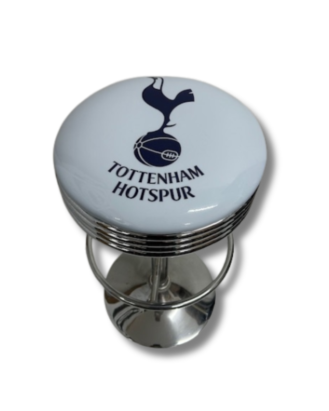 Tottenham Hotspur Retro Bar Stool Chrome