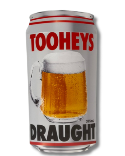 3D Tooheys Draught Beer Can Sign