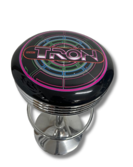 Tron Retro Bar Stool Chrome