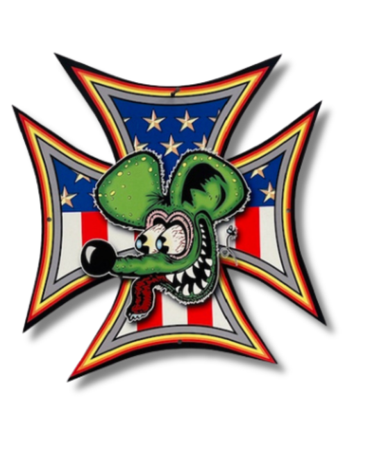 US Rat Fink Wall Sign