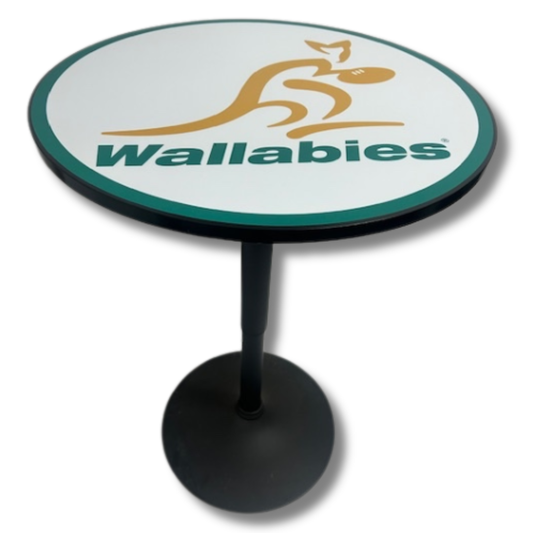 Wallabies Black Bar Table