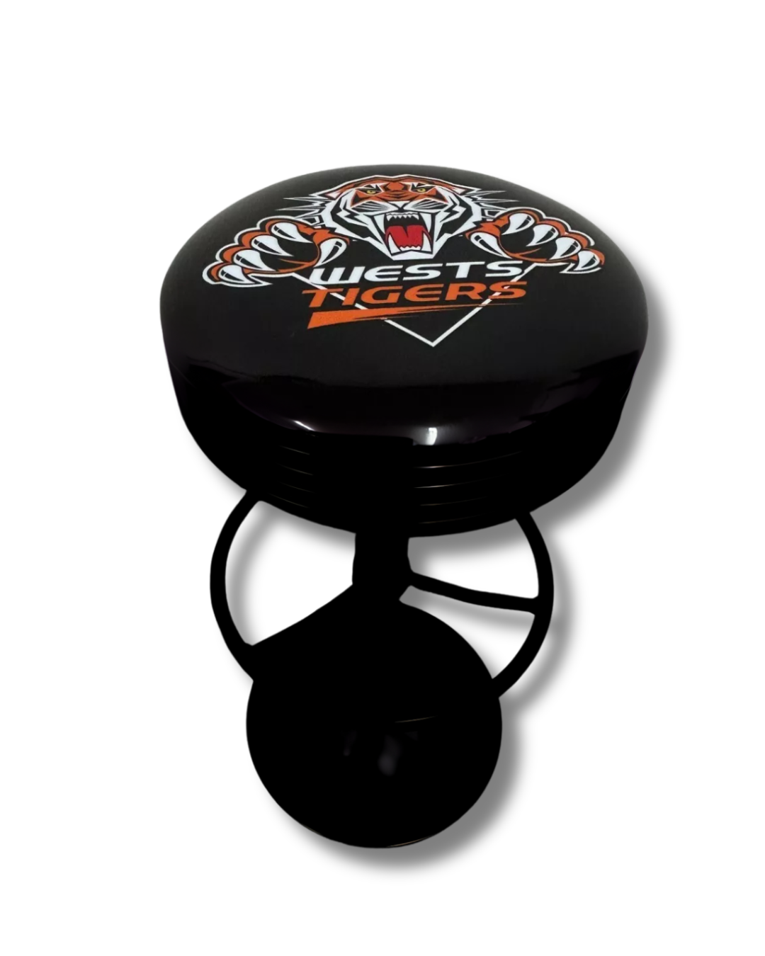 West Tigers Retro Bar Stool black