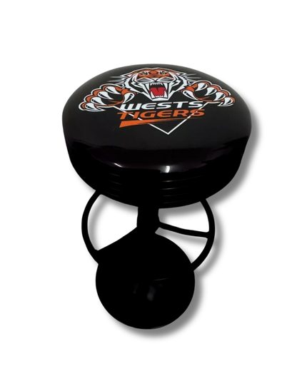 West Tigers Retro Bar Stool black