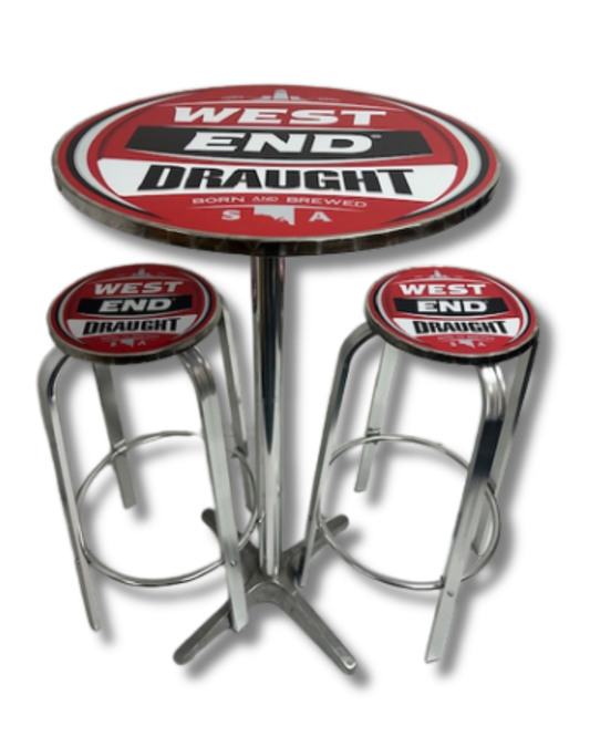West End Exterior Bar Stool & Table Set