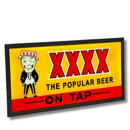 XXXX On Tap Light up Sign 600 x 300MM