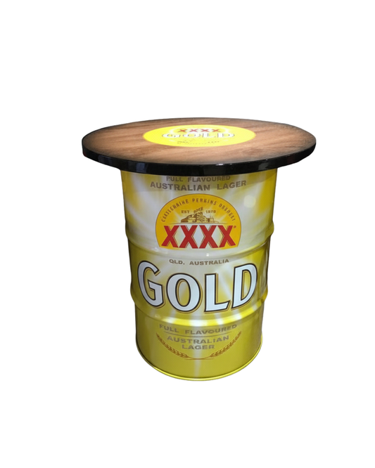 XXXX Gold Drum Table - The Dens