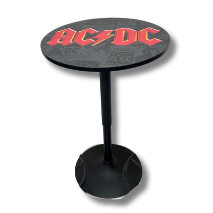 AC/DC Black Bar Table Bar Table 