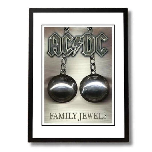 AC/DC Framed Band Poster A4 (29.7cm x 21cm) Family Jewels 2005 